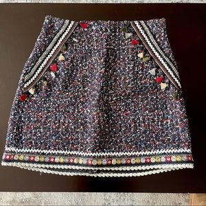 Zara Vintage Fall Sweater Skirt